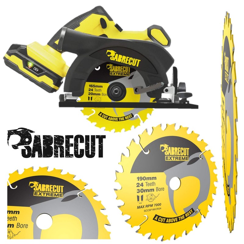 1 x SCCSF165CR40 SabreCut 165mm 40T x 20mm Bore Circular