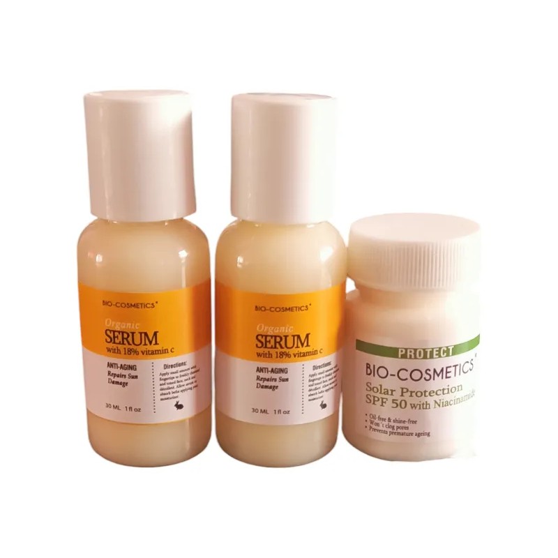 Serum De Vitamina C Al 18% Pack De 2 Piezas+regalo