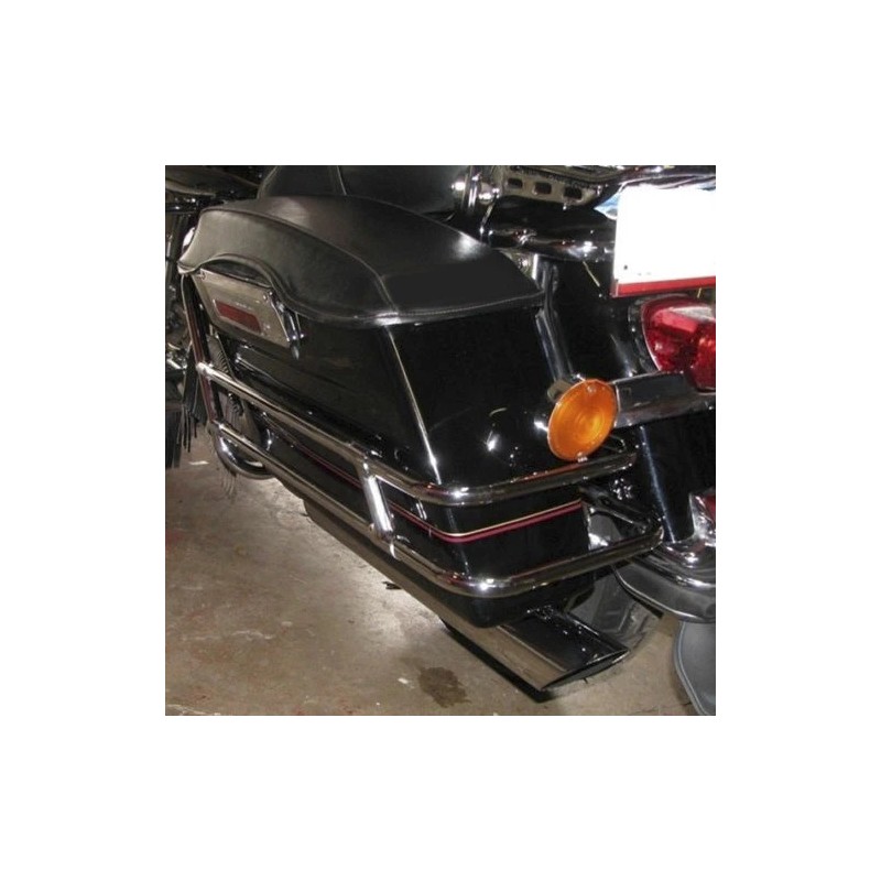 TCMT Saddlebag Guard Rail Mounts Bracket Fit For Harley Touring