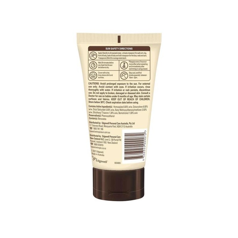 Hawaiian/Tropic/Silk/Sunscreen/Lotion/SPF50/180ml/2Pcs