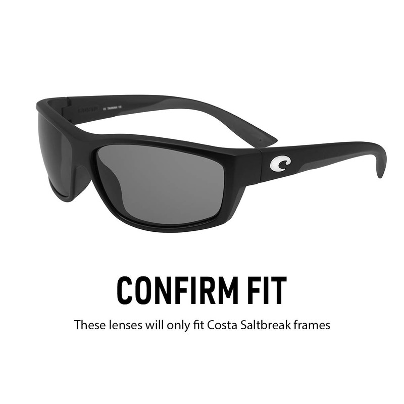 IKON LENSES Replacement Lenses For Costa Del Mar Saltbreak Sunglasses