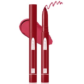 Nude Color Matte Lip Liner Pencil Sets,Retractable High Pigmented Waterproof Lipliner for Daily Makeup,Women Matte Lip Liner Crayon Pencil Lipstick Long Lasting Smudge Proof,No Sharpener Required