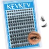 KEVKEV Lash Clusters 144 Pcs Eyelash Clusters Wispy Natural Cluster