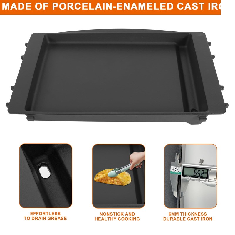 7658 Grill Griddle for Weber Spirit 200 300 Series Spirit
