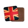 1 x Rustic Union Jack Flag Coaster - Great Britain