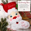 Bucilla, Holiday Greetings, Felt Applique 6 Piece Ornament Making Kit,