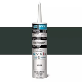 Laticrete Latasil Silicone Caulk & Sealant, Midnight Black - 10.3 oz