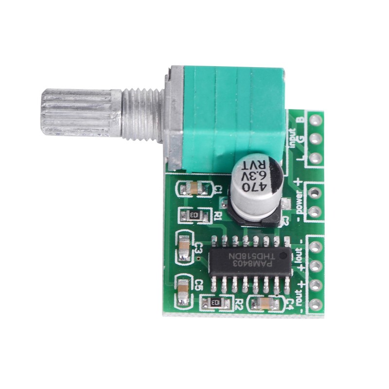 VKLSVAN 3pcs PAM8403 2X3W Mini 5V Digital Amplifier Board USB
