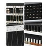 SONGMICS Lockable Jewelry Cabinet Armoire with Mirror, Wall-Mounted Space Saving