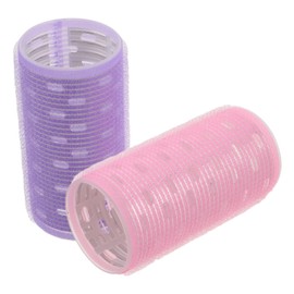 Frcolor Bangs Curler, Thick Hair Roller, Set of 2, Easy Hand Winding Curler, 2.0 inches (50 mm), Hair Curler, Thick, Aluminum Cores, For Home and Hair Salon