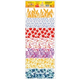 Lot of 2 * 7 Easter Egg Decoration Thermo Heat Shrink Sleeve Wraps Pysanka for 14 Easter Eggs.