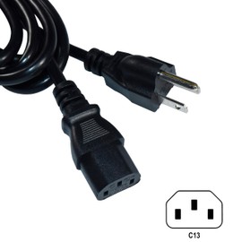 HQRP 10ft AC Power Cord Compatible with ION Tailgater Bluetooth Portable Speaker IPA57 Mains Cable, UL Listed