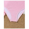 SHENHE - Traje de baño de 3 piezas para niña