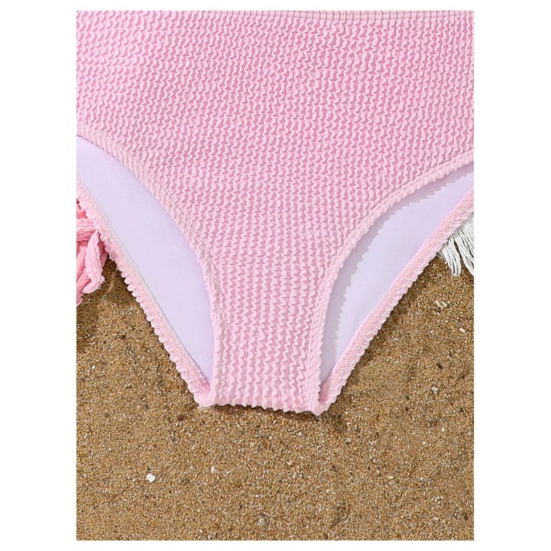 SHENHE - Traje de baño de 3 piezas para niña