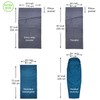 BROWINT Silk Sleeping Bag Liner, Silk Sleep Sack, Extra Wide