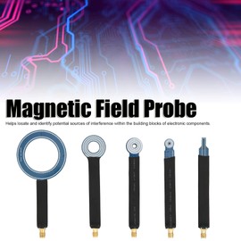 SALUTUYA Near Field Magnetic Field Probe Kit 5pcs EMC EMI Near Field Probe Connect to Spectrum Analyzer SMA Line Radiation Test Antennas