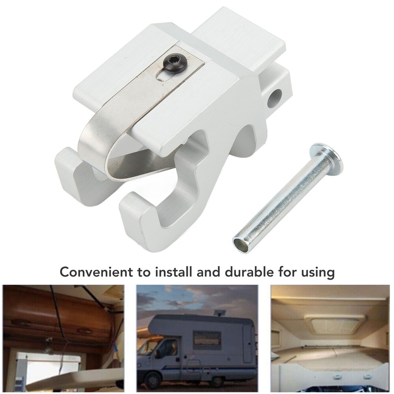 RV Awning Lower Rafter Claw Heavy Duty Satin Aluminium Fit
