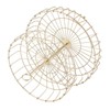 2 Tier Fruit Basket Iron Round Golden Nordic Household Snack