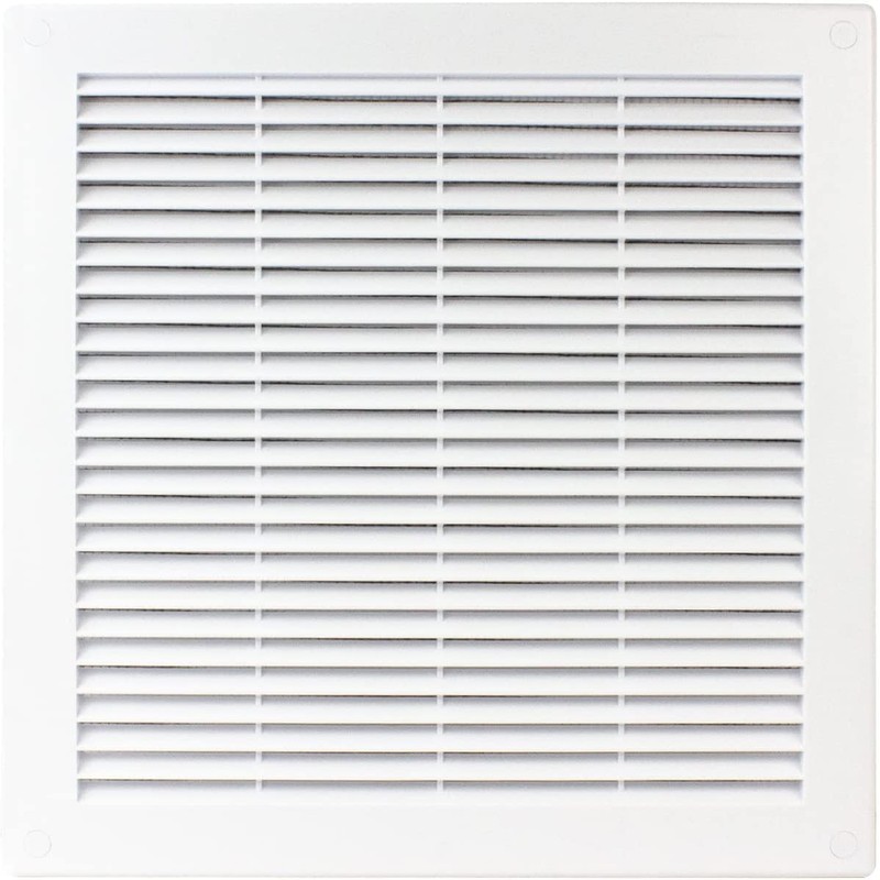 AirTech-UK Air Vent Grille White Plastic Wall Ducting Ventilation Cover