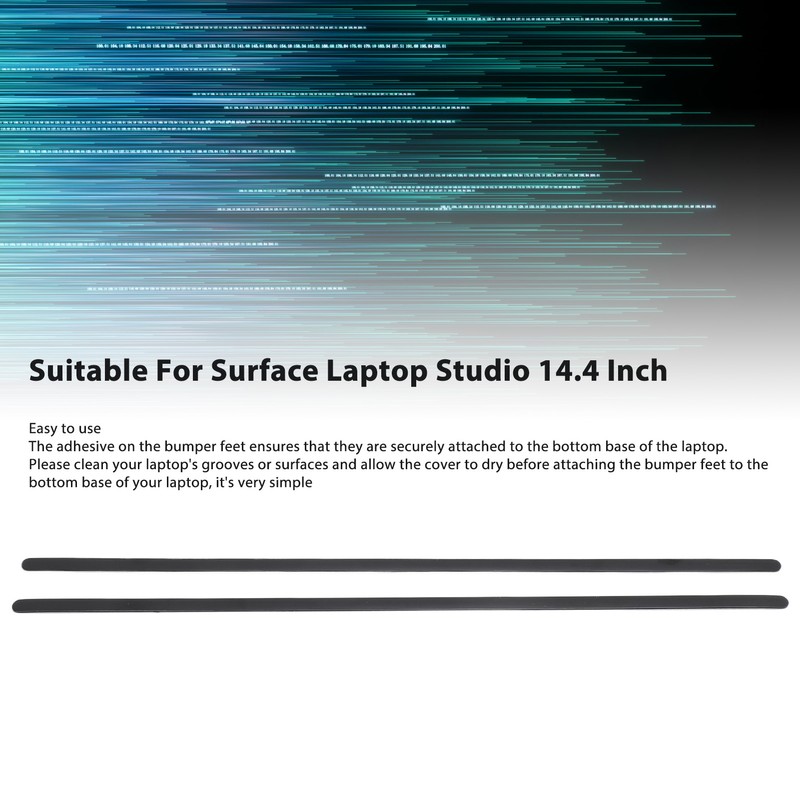Laptop Rubber Feet Strips Prevent Slip Replacement Bumper Feet Strips