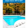 Swimming Pool Volleyball Net Replacement Heavy Duty, Extra-Long 15FT-28FT Adjustable,