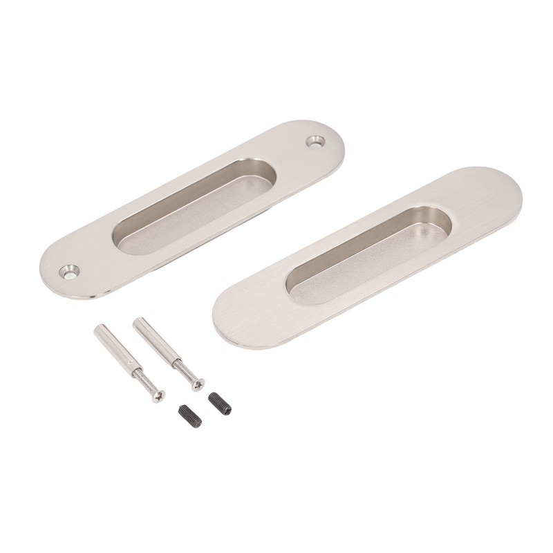 Sliding Door Handles Set Smoothing Surfaces Aluminum Alloy Closet Door