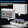 Push Button Switch IP67 Outdoor Waterproof Button Switch Box Green/Yellow/Red