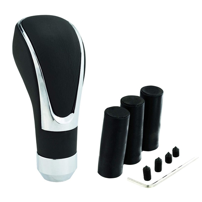 Abfer Leather Shift Knob Cool Car Gear Stick Shifter Lever