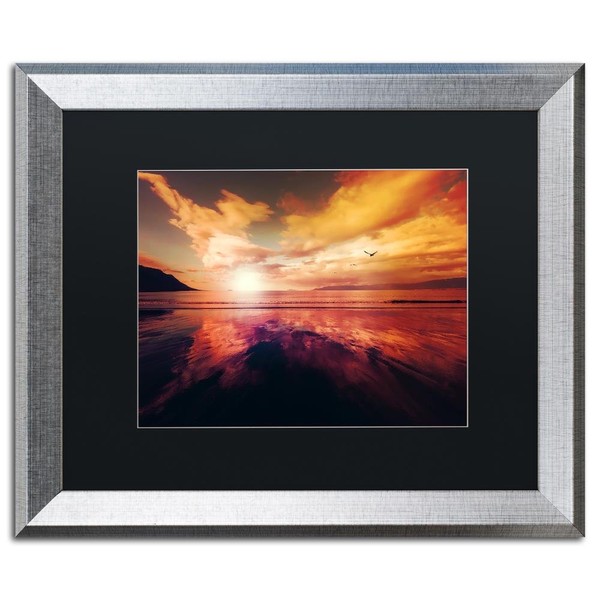 The Light Side Of The Sun by Philippe Sainte-Laudy, Black Matte, Silver Frame 16x20-Inch
