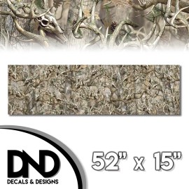 Decals N Designs CAMO DECAL WRAP VINYL 52x15 TRUCK CAMO TREE PRINT CAMOUFLAGE - Original Buck D&