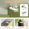 SAFELON 12 Pcs Baby Safety Cabinet Locks Childproof Drawer Locks