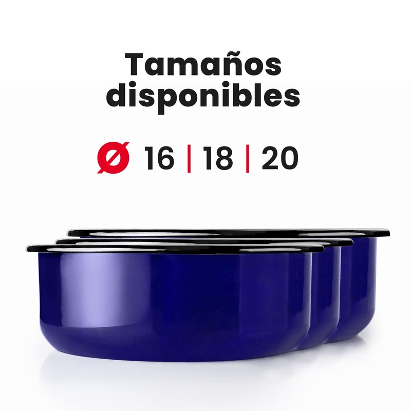 IBILI 919920 Recipiente para freidora de aire Enamelled Steel Container