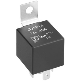 Weasch 25 Pack JD1914 Car Relay, 12V 40A, 5 Pins SPDT, Automotive Switches and Starters, Waterproof Relay for Boat Tractor Truck Motorcycle (25)