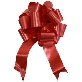 Set of 12 Giant Patriotic Pull Bows! 3 Elegant Colors - Red, White, Blue - 10 Inch Bow - Beautiful Pull Bows Perfect for Decorations for Gifts, Parties, 4th of July, BBQ's, and More! (12)