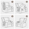 Meeall Armchair Caddy & Remote Control Holder for Couch &