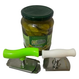 Jar Opener for Weak Hands, Jar Opener for Seniors, Adjustable Lid Opener, Bottle Opener for Arthritic Hands, Lid opener, Kitchen Accessories Opener (green)