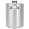 2L Beer Keg Mini Stainless Steel Beer Barrel with Spiral