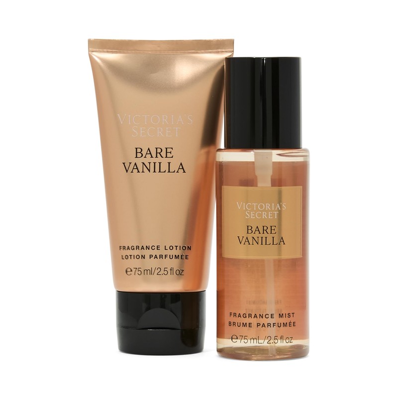 Victoria's Secret Bare Vanilla Mini Fragrance Duo Gift Set, Notes