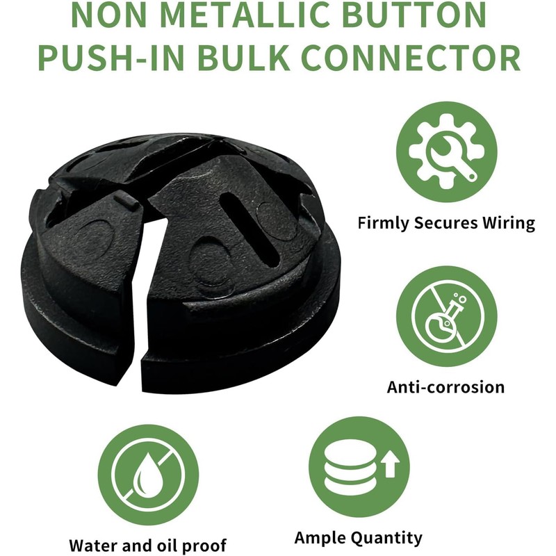 Arborix Electrical Box Knockout Plugs Romax Connectors Junction Box Adapter