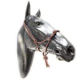 ARBO-INOX Knot Halter Simple without Lead Rope Special Offer (Full Warm Blood, Brown)