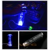 zw-blue bubble 11.8" Inch Universal Crystal Bubble Blue LED Light