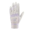 ZETT BG681HSA Batting Gloves, Palm/Natural Leather, Ambidextrous, High School Baseball