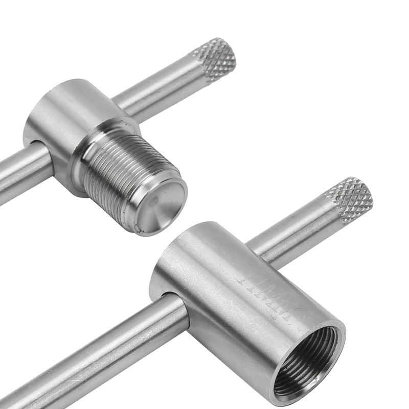 Stainless Steel Billiard Cue Tip Suppressor Tool Shaper for 11/14mm