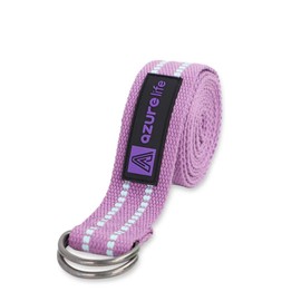 A AZURELIFE Premium2 in 1 Yoga Mat Strap, Adjustable Yoga Mat Carrier Sling for Carrying, Doubles As Stretch Bands