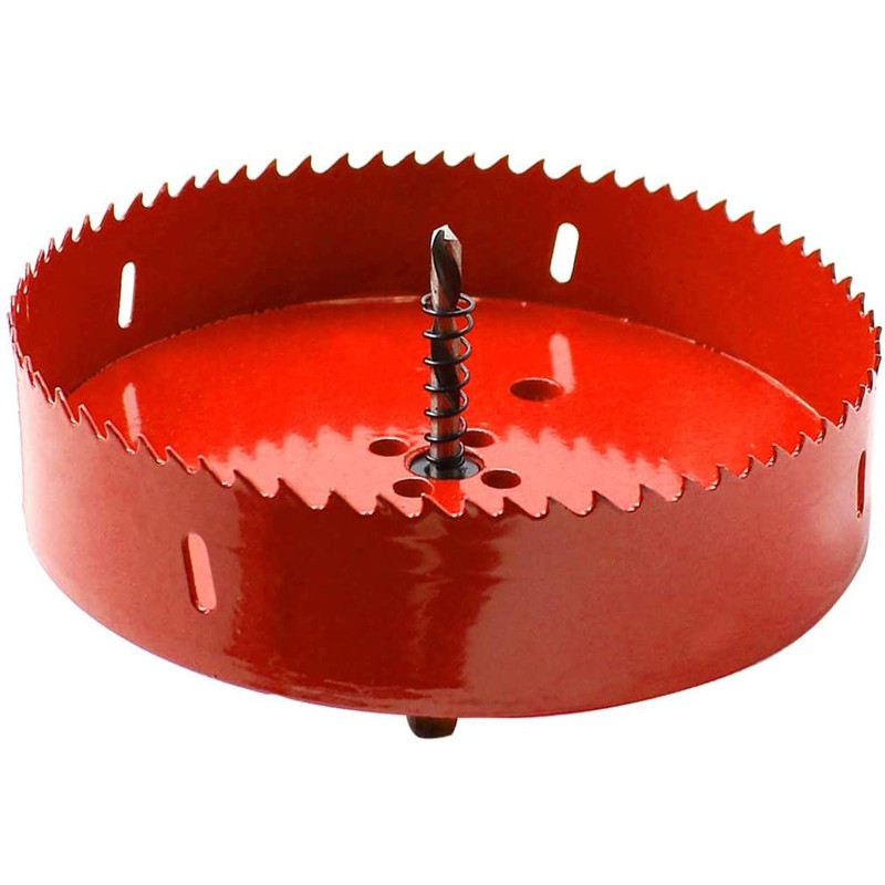 Hordion 168mm 6 5/8" Hole Saw with Drill Bits &