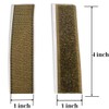 15 Sets Khaki Hook and Loop Strips with Adhesive 1