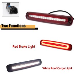 GTINTHEBOX Red Lens High Mount LED Third Brake Light Rear Cargo Lamp Stop light Compatible with 1999-2007 Chevy Silverado GMC Sierra 1500 2500 3500 HD Classic