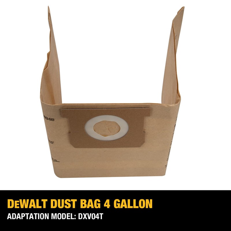 DEWALT DXVA25-4040 Dust Bag Fits for 4 Gallon Wet/Dry Vacuum