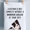 Border Collie Towel - Lover Gift - Collie Kitchen Towel