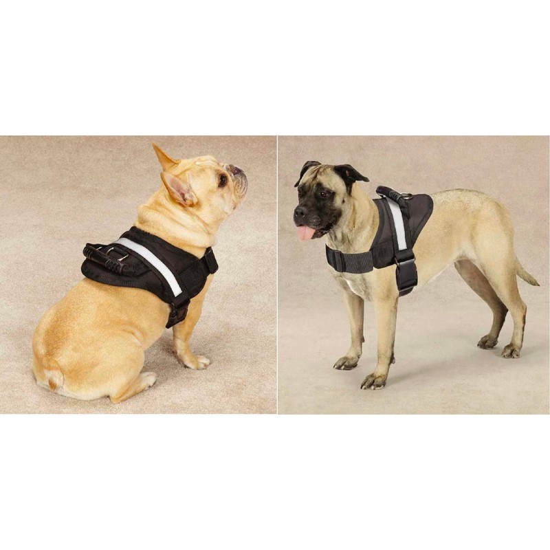 Dog Harness Deluxe Easy Grab Padded Handle with Reflective Strip